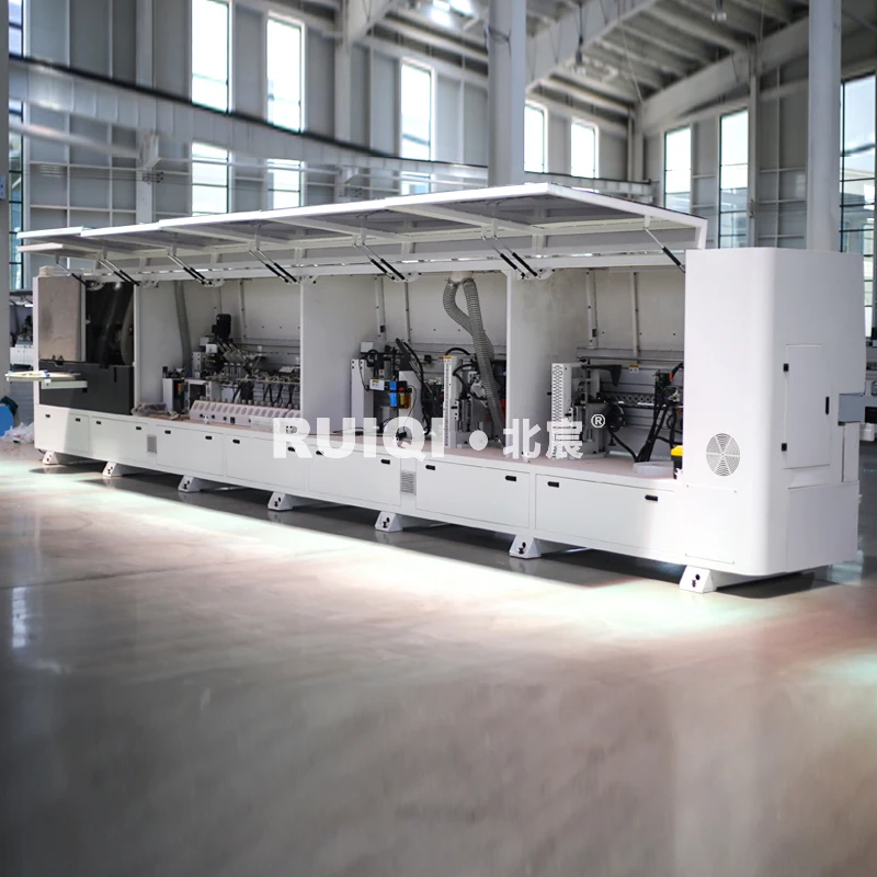 16-Function Auto Edge Banding Machine Model 985 Soft Forming Veneer Banding for Cupboards Furniture Core Motor Pump Components