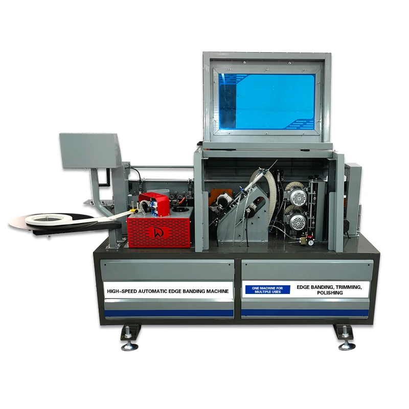 Edge Banding Machinery DW3600woodworking Full Automatic Mdf Board Wood Furniture Pvc Edge Banding Machine Edge Bander