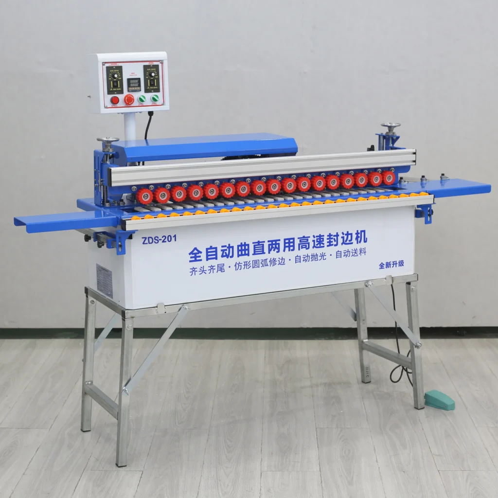 Automatic Trimming / Buffing/Curved and Straight Edge Banding Machine With Trimmer for MDF Wood
