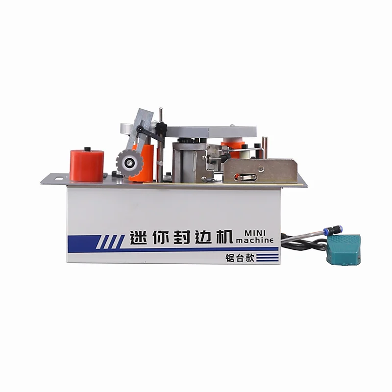 Hot Sale Small Portable  Mini Edge Banding Machine Woodworking Manual Edge Bander Automatic Cutting and Gluing