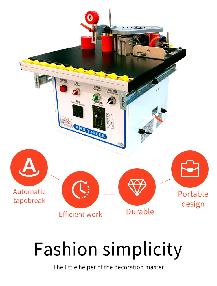 High Quality Woodworking Edge Banding Machine Small Manual Edge Banding Machine Furniture Repairing Machine