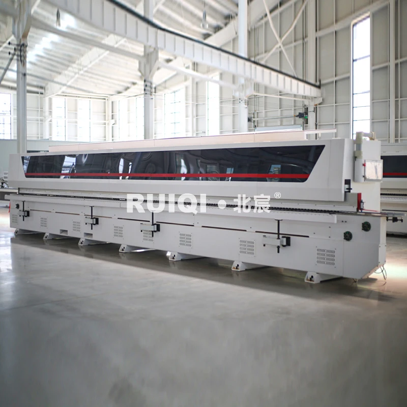 16-Function Auto Edge Banding Machine Model 985 Soft Forming Veneer Banding for Cupboards Furniture Core Motor Pump Components