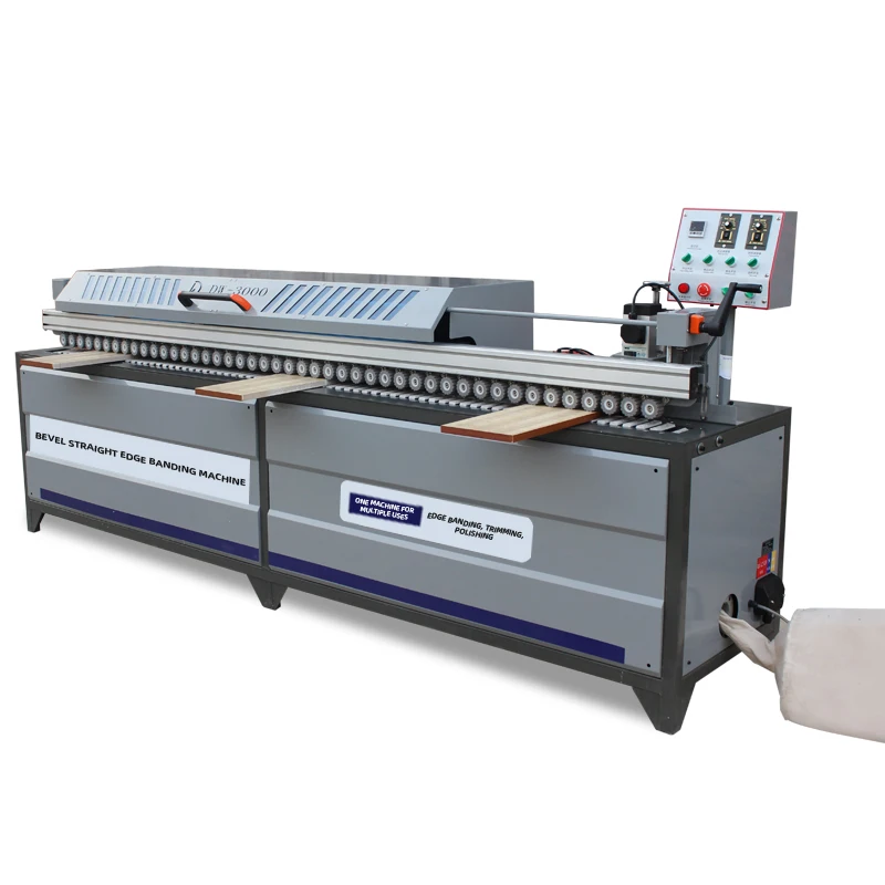 Multifunctional PVC Edge Banding Machine 45 Degree Oblique Straight Manual MDF Board Making Box Gluing Based Panels Scrape Clean