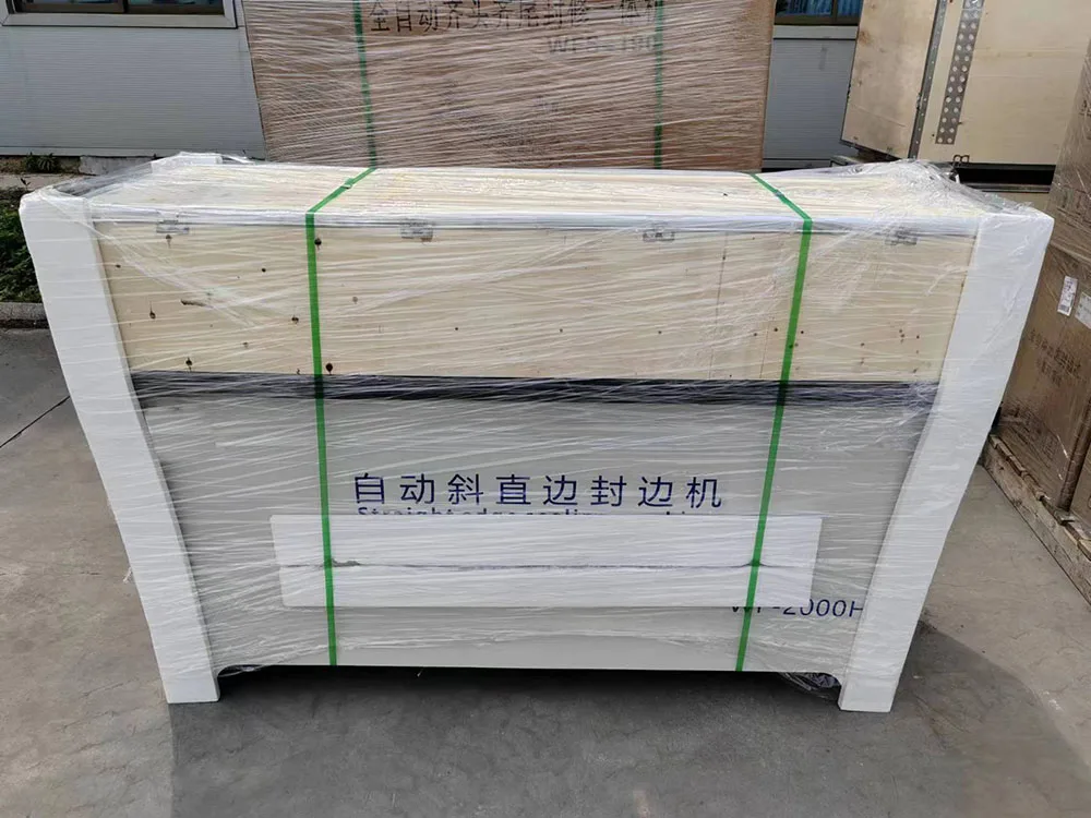 Oblique Straight Shape Automatic Edge Banding Machine Bevel Edge Bander