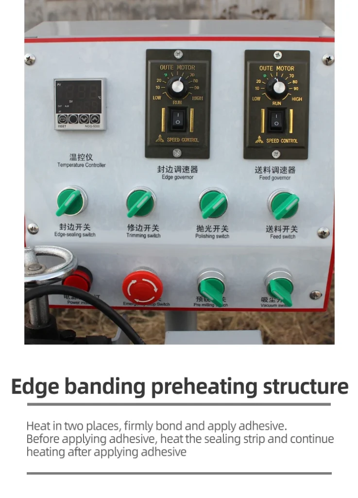 Edge Banding Oblique Bevel Straight Line Woodworking Panel Furniture Pvc 45 Degree Automatic Edge Banding Machine