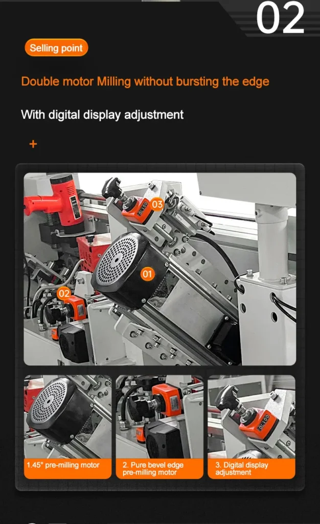 Enchapadoras De Canto Para Melamina Pvc Edge Banding Trimmer Machine Edge Trim Cutter for Edge Banding Machine