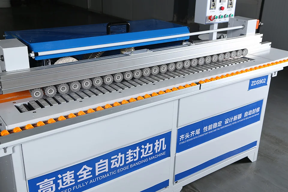 Woodworking Furniture Edge Binding Making Machine Carpentry Edge Bander PVC Automatic Edge BandingTrimming Machine