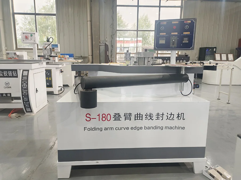 S-140 Folding Arm Curve Edge Banding Machine Edge Sealing Board Home Improvement Woodworking Edge Bander