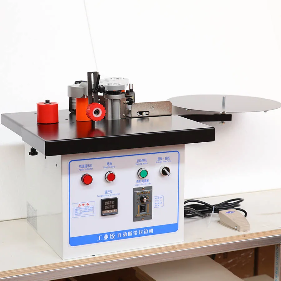 Portable Manual Mini Wood Pvc Curved Small Portable Woodworking Automatic Edge Banding Machine