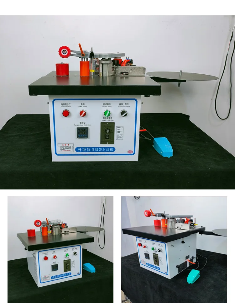Band Automatic Woodworking Mini 10kg Portable Solid Wood Manual Edge Banding Machine