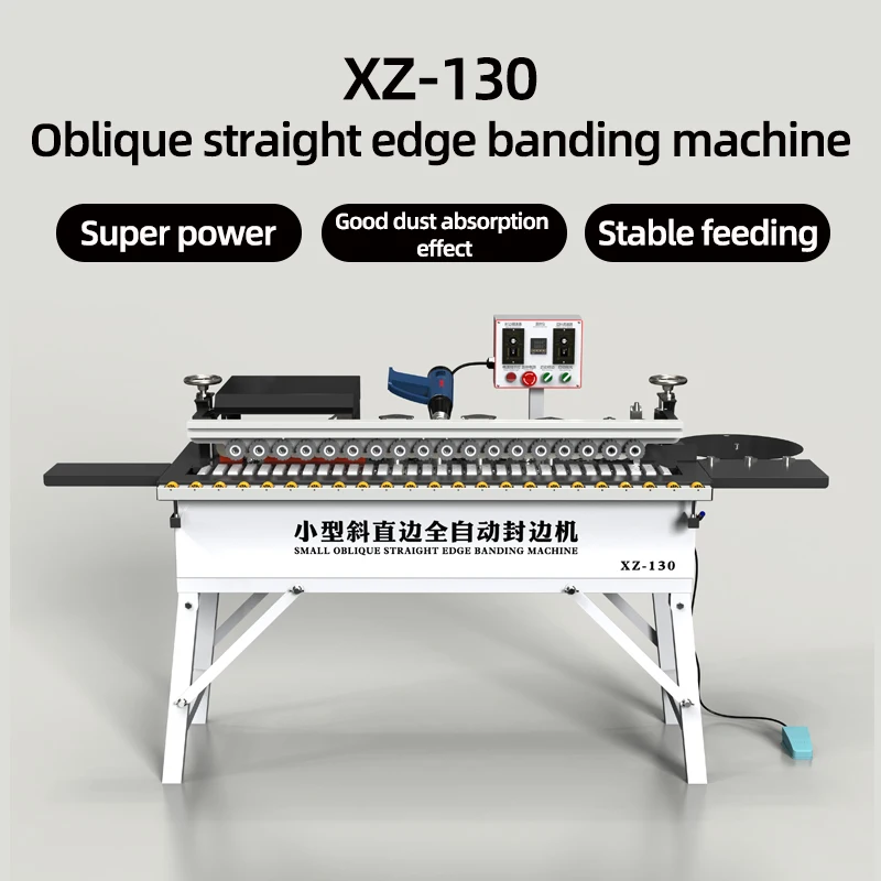 High-Speed Automatic MDF Small Edge Sealing Machine for Straight and Curves Easy Control with Long Life Gluing Function