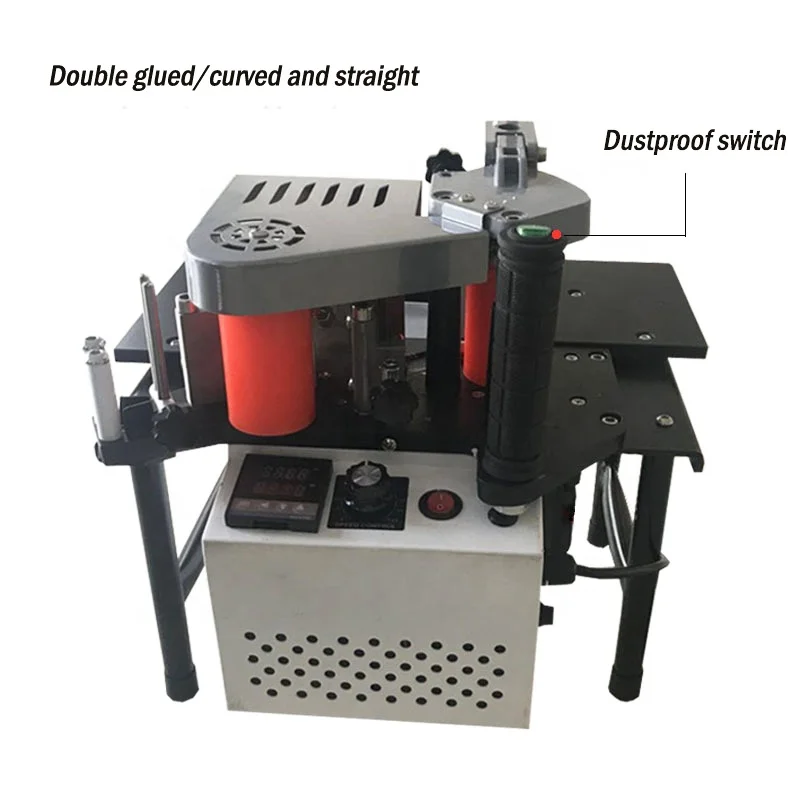 Portable Small Board Edge Banding Machine Woodworking Cabinet Edge Bander