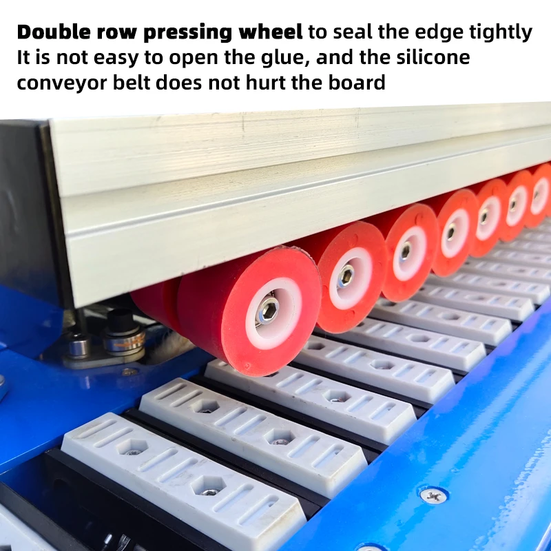 DW102 Woodworking PVC Edge Bander with Trimming Mini Automatic Edge Banding Machine for Sale