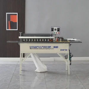 Portable Mini Automatic Curve and Linear Edge Banding and Trimming Machine Woodworking for Sale