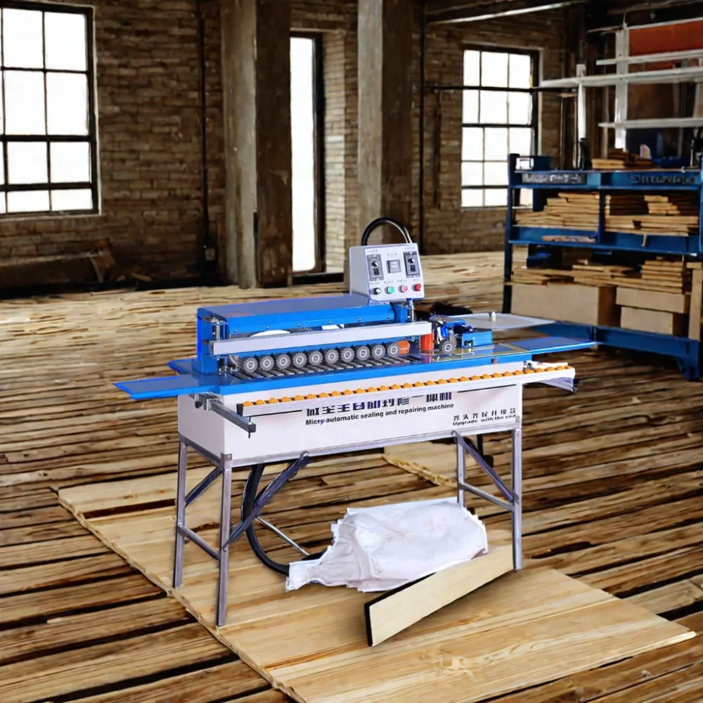 Furniture Pvc Edge Banding Strip Making Machine Edging Machine Pvc Edge Banding Corner Rounding Machine