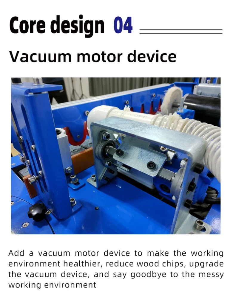 DW102 Mini Small Woodworking for Sale Trimming Trimmer of Automatic Linear Edge Banding Machine