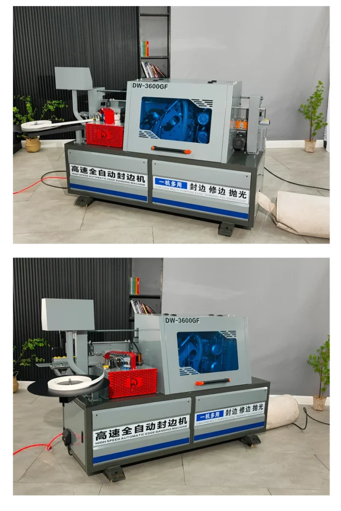 Automatic Pvc Mdf Cnc Edge Banding Machine Board Cutting and Edging Woodworking Edge Bander Machinery for Furniture Trimming