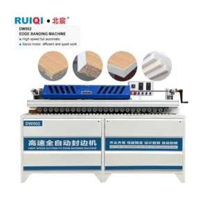 DW902 Edge Banding Straight Line Woodworking Panel Furniture Pvc 90 Degree Automatic Edge Banding Machine