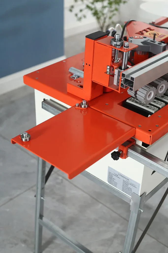 Edge Banding Machine Furniture Plywood Wood Board 220V Single Phase Motor Automatic Gluing and Breaking Tape Edgebander