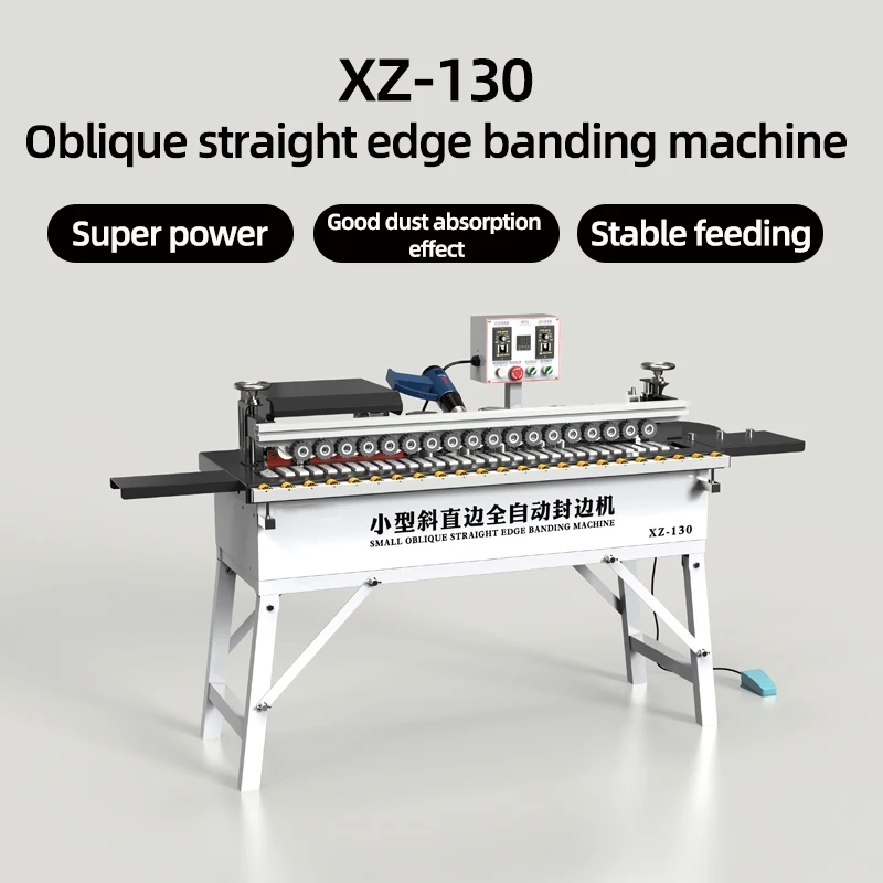 DW130 Fully Automatic Multifunctional Woodworking Edge Banding Machine New for Furniture Small Bevel Straight Edge Gluing