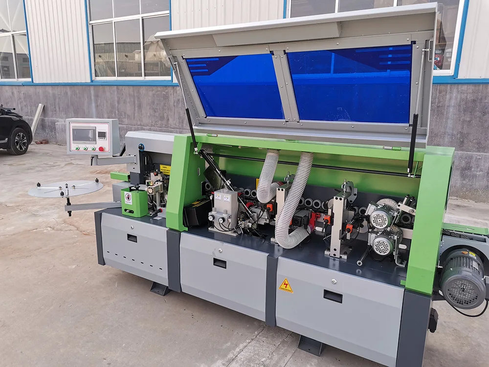 Full Automatic Board Edger Machine Edge Banding Machine  8 Function for Wood