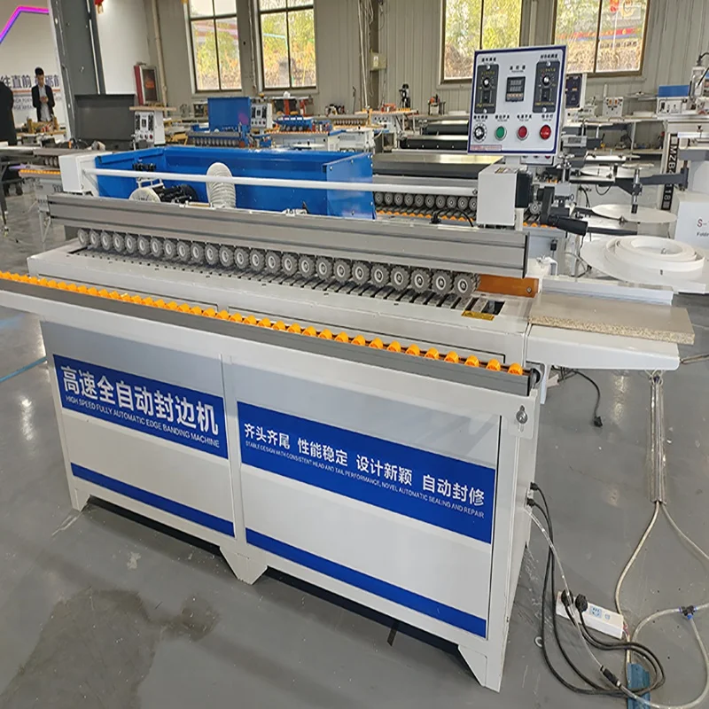 Manual Edge Banding Machine Double Side Gluing Portable Edge Bander Woodworking Edge Banding Machine