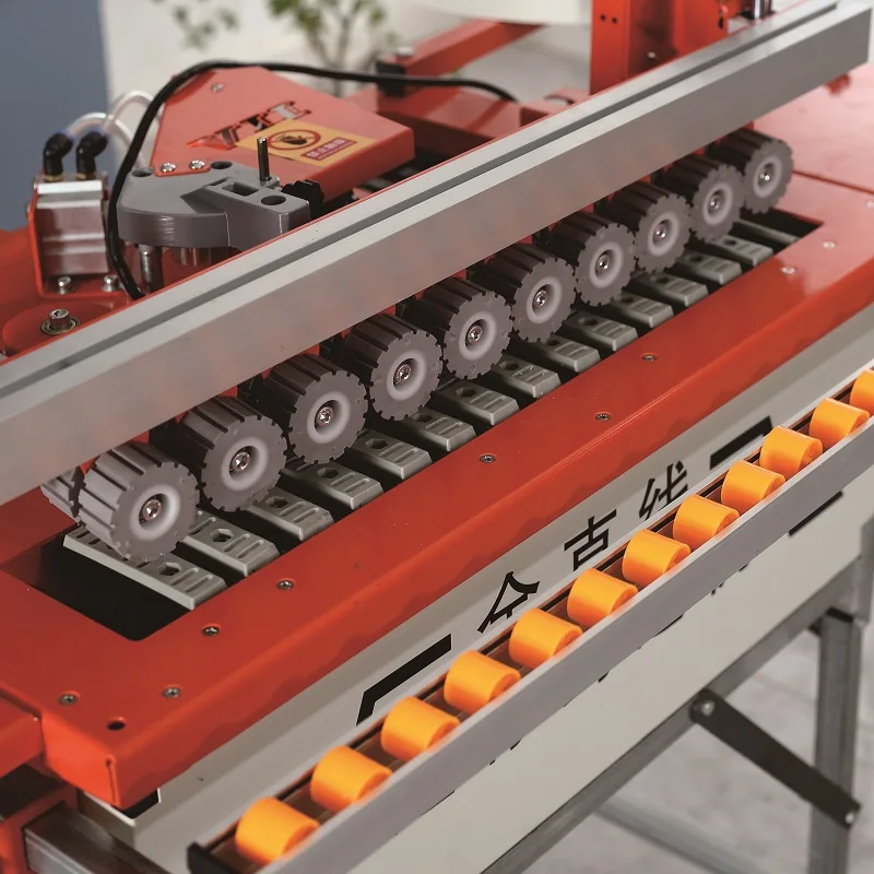 Edge Banding Machine Furniture Plywood Wood Board 220V Single Phase Motor Automatic Gluing and Breaking Tape Edgebander
