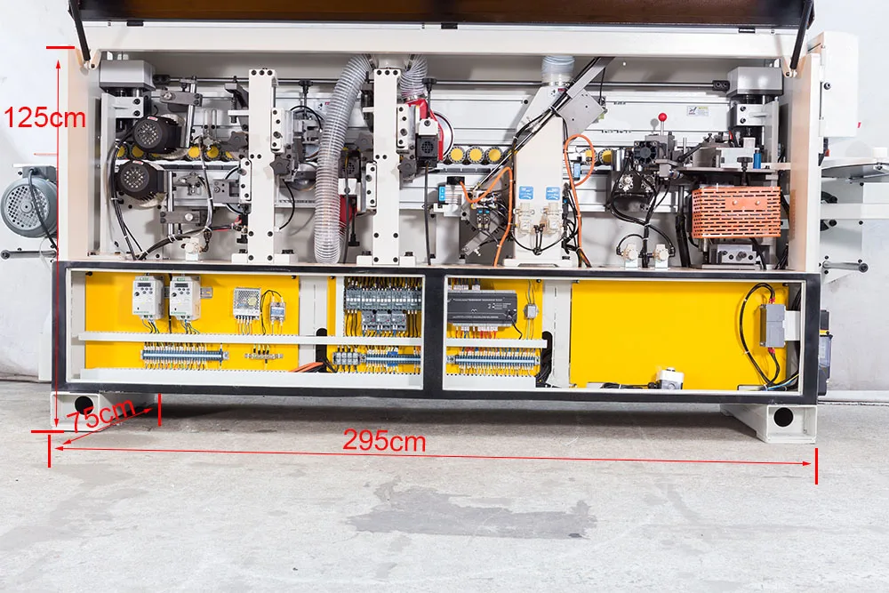 Furniture Cabinet Automatic Straight  Edge Banding Machine Edge Bander Woodworking Machinery Edging Machine