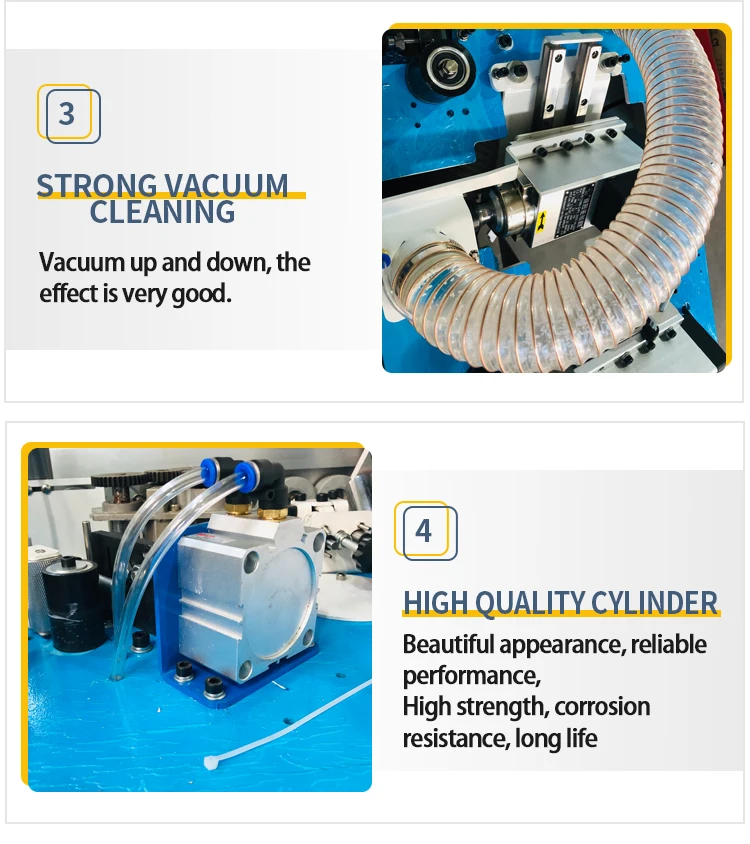 Multifunction Fully Automatic Pvc Mdf Edge Bander Wood Working Straight 45 Degree Angle Edge Banding Machines