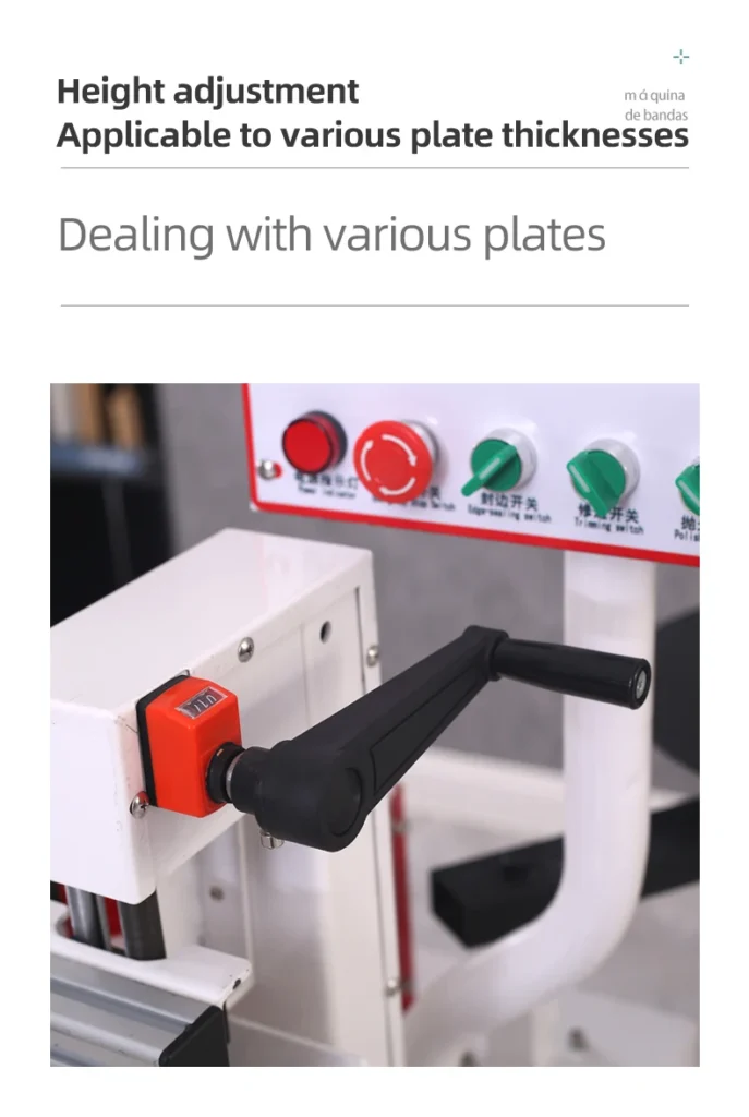 High Quality Automatic Linear Wood Veneer Edge Banding Machine 220V with Motor PLC Gear Bearing Wholesale