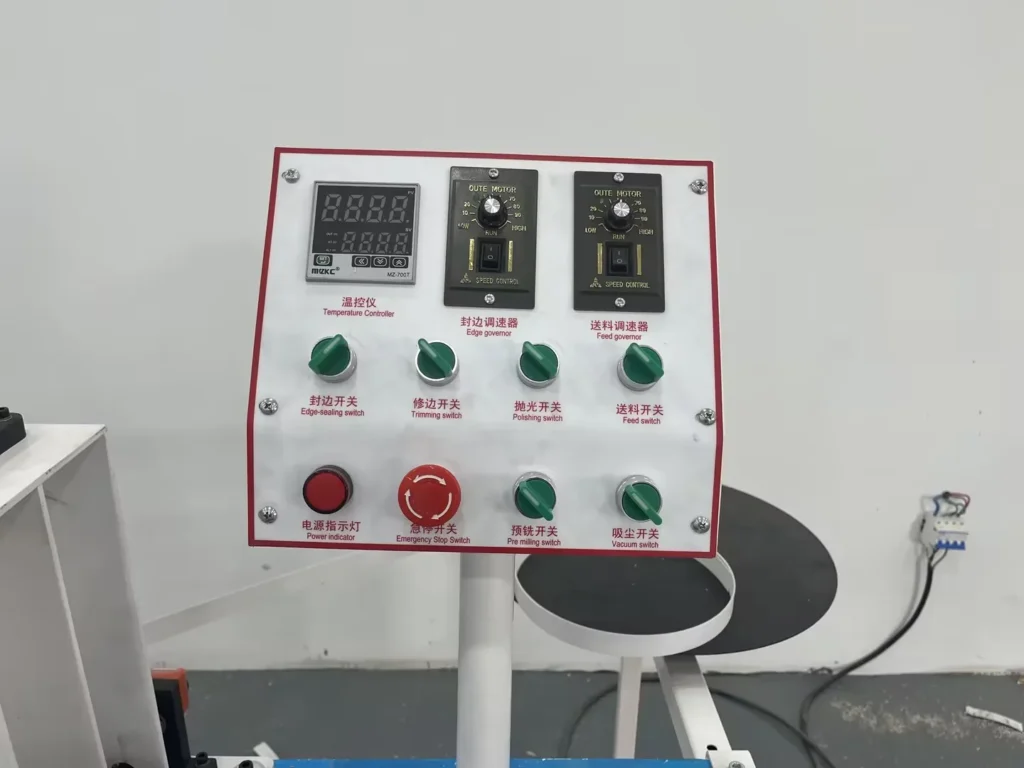 XZF450 Woodworking Bevel and Straight Edge Banding Machine 45 Degree Pre Milling Edge Bander Machine