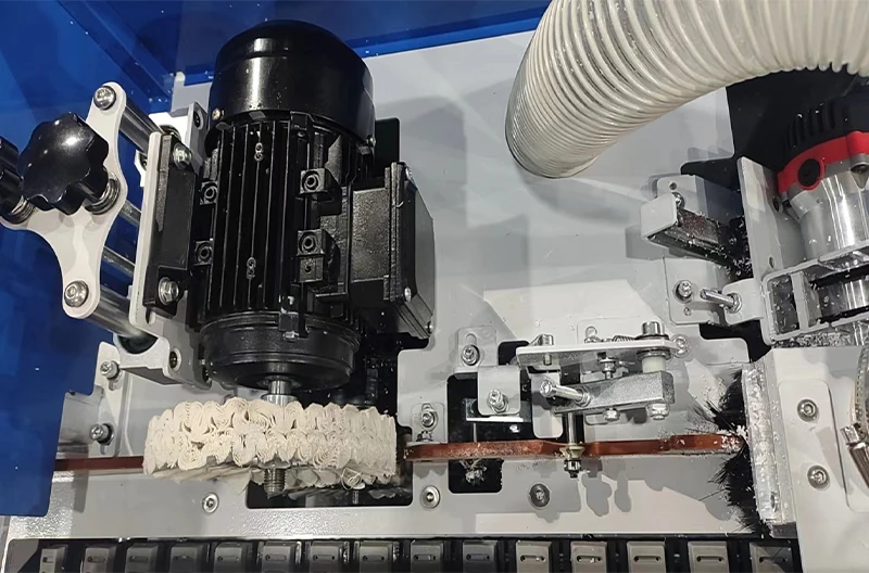 Melamine Automatic Edge Banding Machine Trimming Cleaning Polishing Cutting Double-Sided Gluing Edge Bander