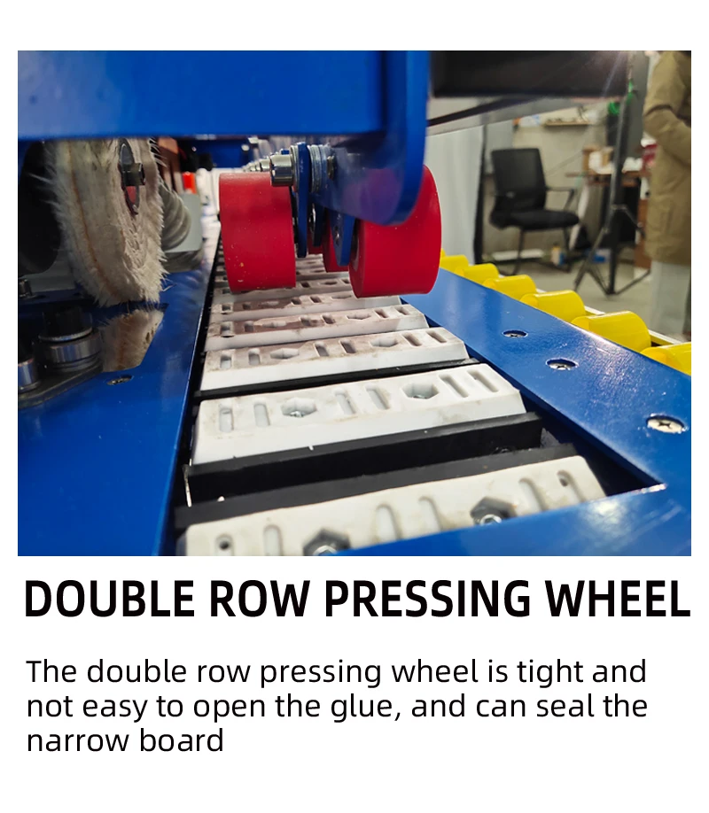DW702 High-Speed Automatic Edge Banding Woodworking Machine Double-Sided Trimming Micro Veneer Splicing Plywood Production CE