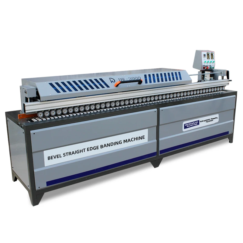 Multifunctional PVC Edge Banding Machine 45 Degree Oblique Straight Manual MDF Board Making Box Gluing Based Panels Scrape Clean