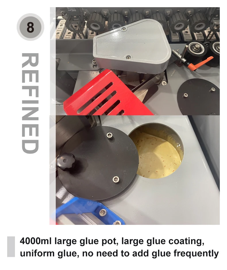 Edgebander Edge Banding Machine Panel Gluing Machine Woodworking Automatic Machinery Steel Provided Wood Worktable Manual PVC