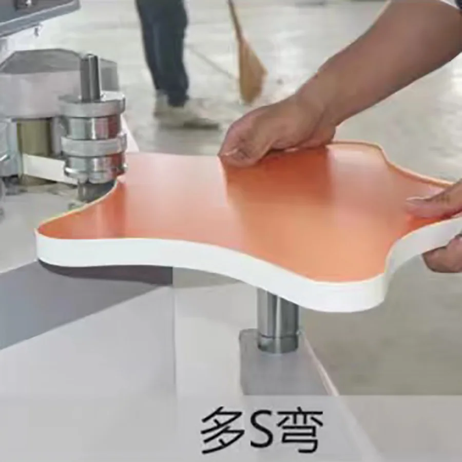 ZDSW-1 Folding Arm Manual Edge Banding Machine for Curved and Straight Plywood. MDF. Melamine Edge Banding