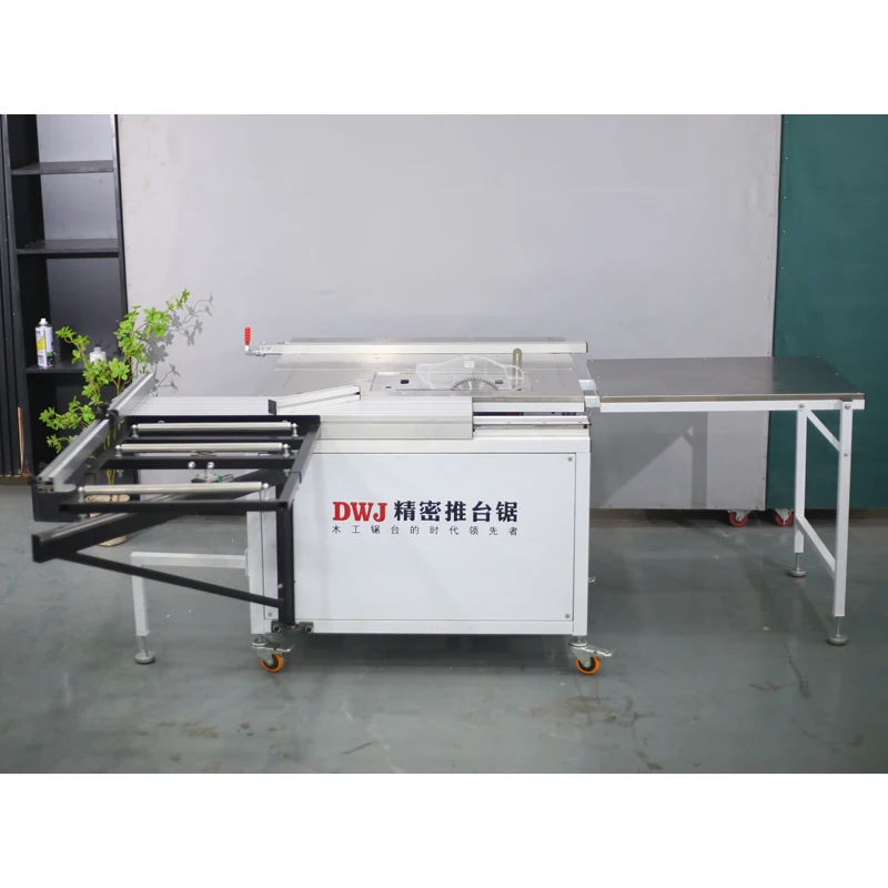 JT650Pro Horizontal Woodworking Cutting Machine for Sale High Precision Radial Saw Table with Core Motor Component