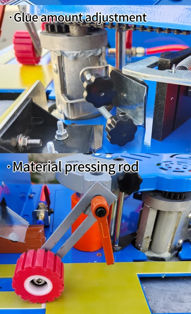 Portable Mini Automatic Edge Banding Machine for Wood Household Woodworking Machinery with Core Motor & Gear Components
