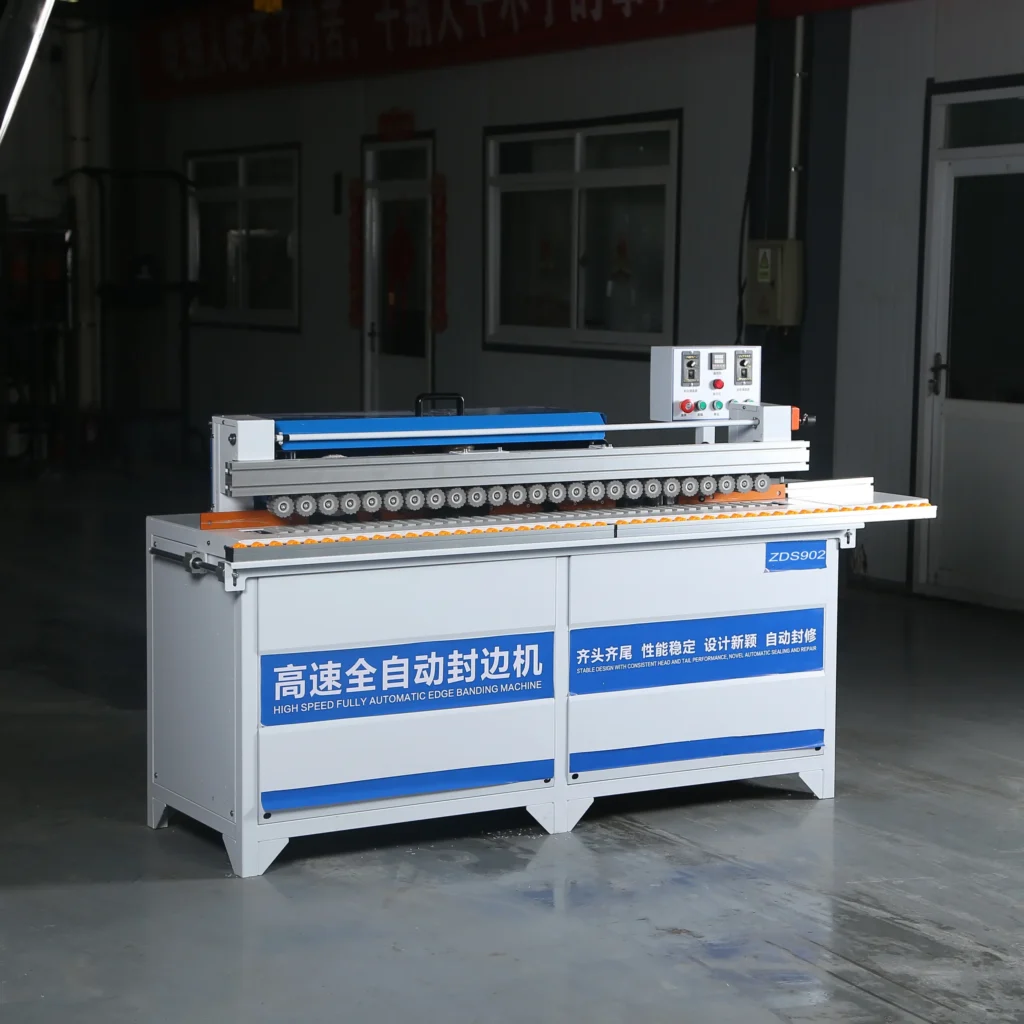 Woodworking Furniture Edge Binding Making Machine Carpentry Edge Bander PVC Automatic Edge BandingTrimming Machine