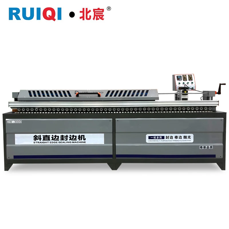 Multifunctional PVC Edge Banding Machine 45 Degree Oblique Straight Manual MDF Board Making Box Gluing Based Panels Scrape Clean