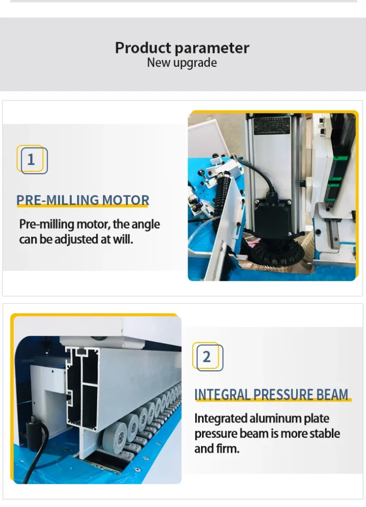 Door Press Mdf Auto Bander Equipment in China Pvc 45 Degree Automatic Edge Banding Machine