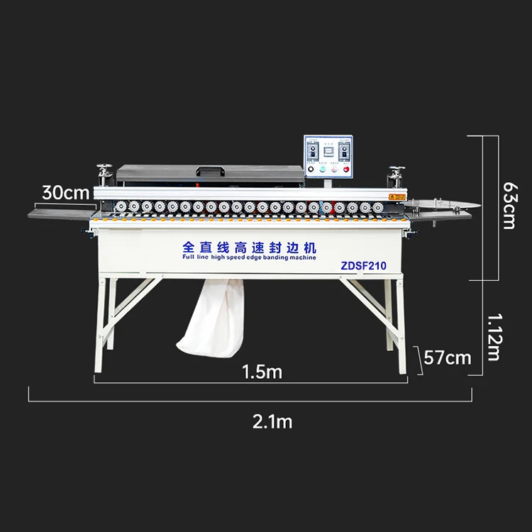 China Manufacturers Pur Glue PVC Edge Bending Machine Wood Edge Bander Machine