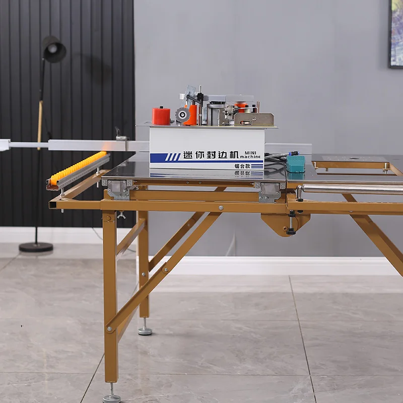 Woodworking Machinery Edge Bander Wood Based Panels Machinery Small Portable  Mini Edge Banding Machine
