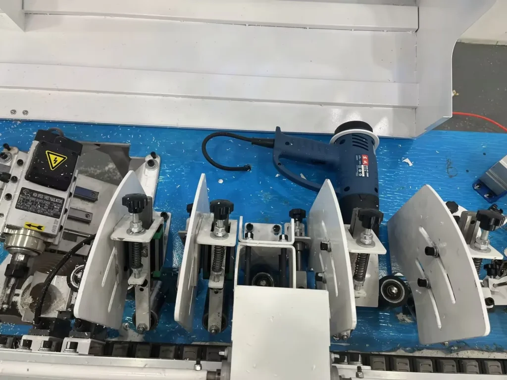 For Furniture Doors Pre Cutting Woodworking Panel Furniture Pvc 45 Degree Edge Banding Machine