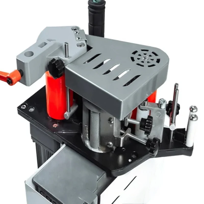 Small Mini Manual Hand Held Curve Trimming Edge Bonding Double Side Gluing Portable Edge Bander Woodworking Machine