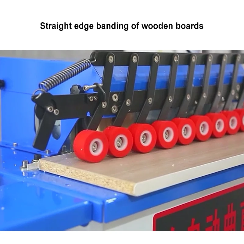 Furniture Automatic Straight DW400 Edge Banding Machine PVC Manual Straight Edge Bander Plywood Industries New Condition Sale