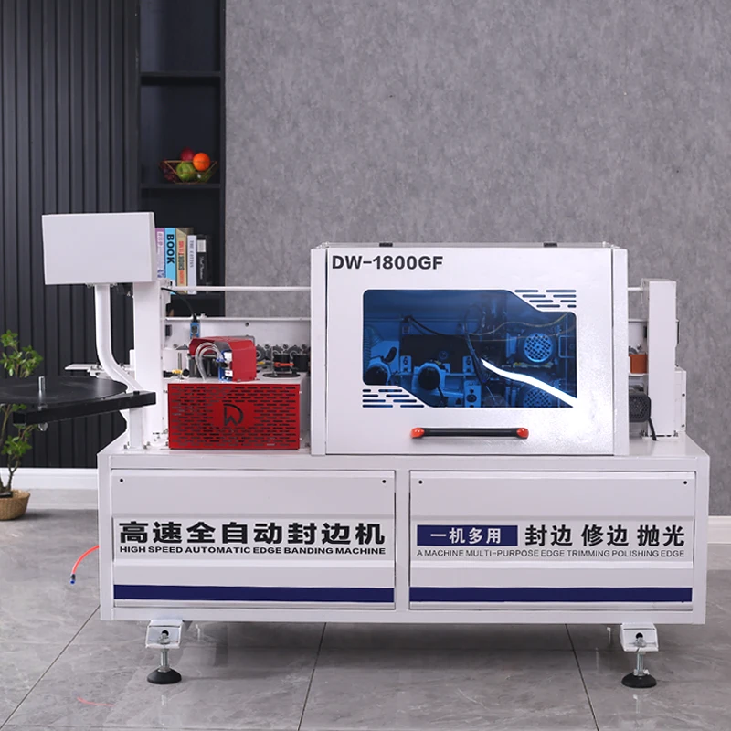 High Quality DW1800 Wood Working Cnc Edge Banding Machine with Pre-milling Gluing Bander for Plywood for Sale