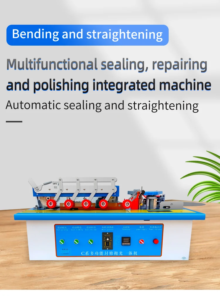 Manual Portable Circular Board Banding Small Automatic Curved Line Edge Sealing Machine Woodworking Machinery Manufacturers