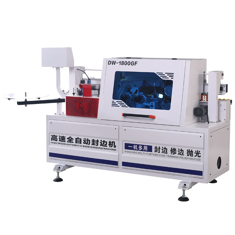 High Quality DW1800 Wood Working Cnc Edge Banding Machine with Pre-milling Gluing Bander for Plywood for Sale