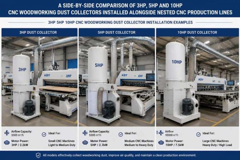 How to Pick 3HP/5HP/10HP CNC Woodworking Dust Collector: China Supplier Guide